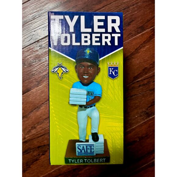 Tyler Tolbert Columbia Fireflies Bobblehead Kansas City Royals MiLB SGA 2024 - Picture 1 of 4